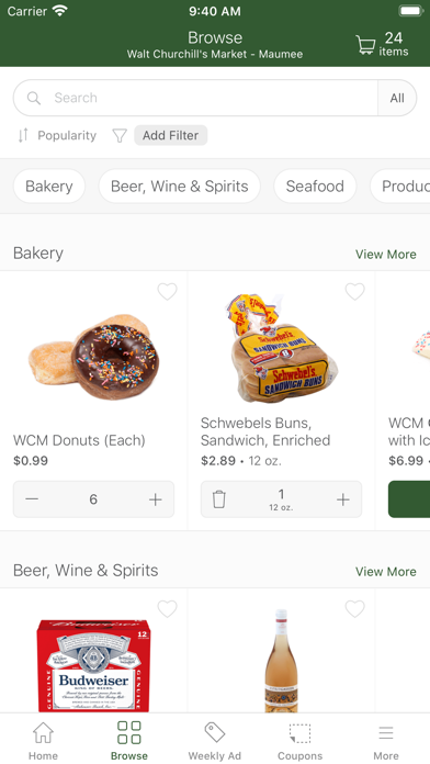 Walt Churchill's Market Screenshot