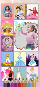 Fairy Princess Coloring Pages screenshot #2 for iPhone