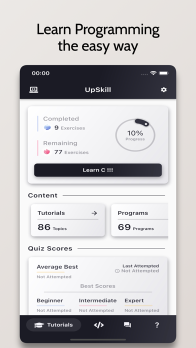 UpSkill - Coding Simplified Screenshot