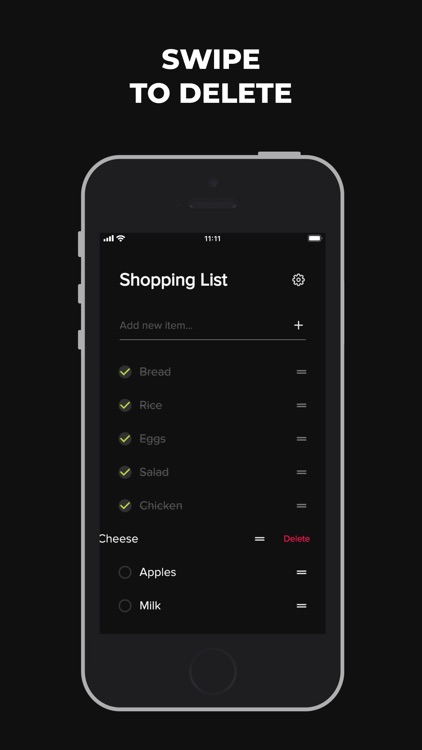 Minimalist Shopping List screenshot-3