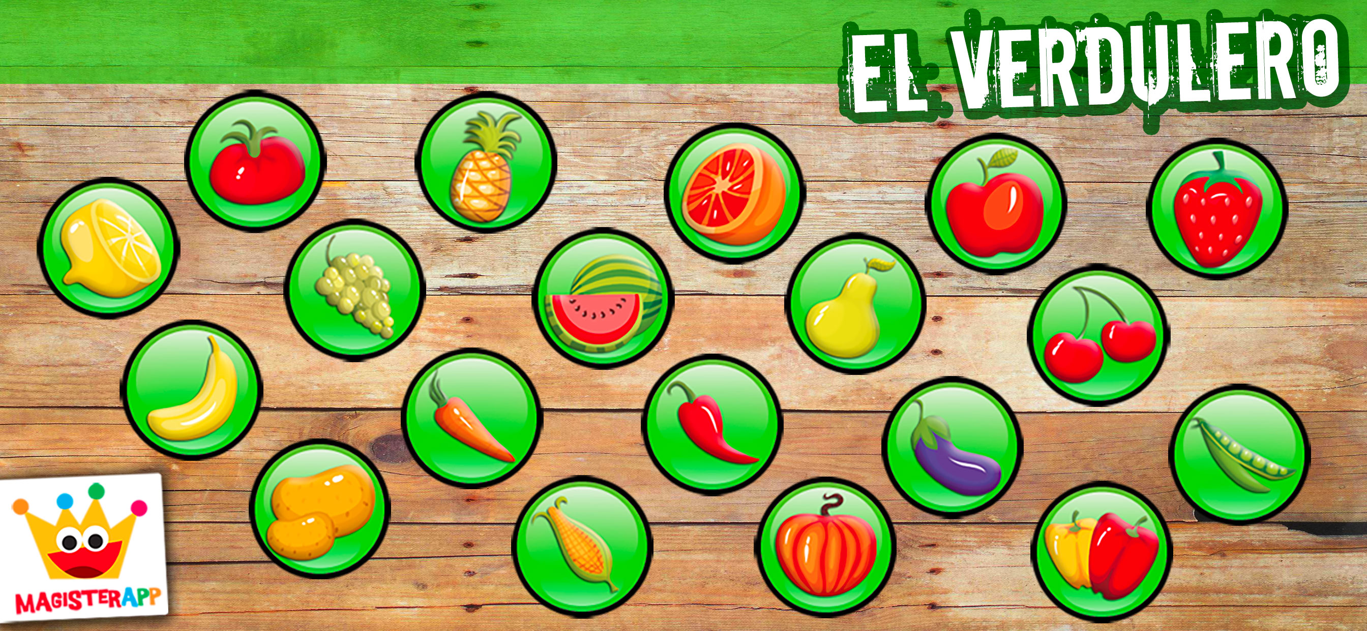 Fruta Juegos para niños 2 años