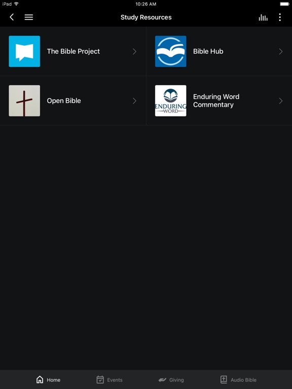 Enjoy Church GJ iPad screenshot 3 - Education app