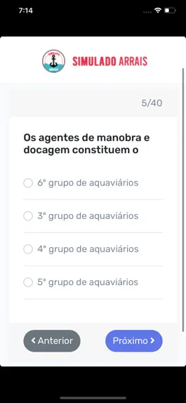 Game screenshot Simulado Arrais Amador hack