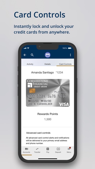 Cornerstone Financial CU Screenshot
