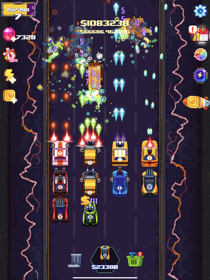 PixelCar Idle Defense