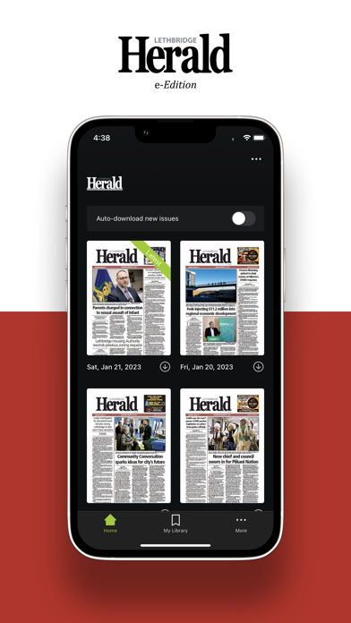 Lethbridge Herald e-Edition Screenshot