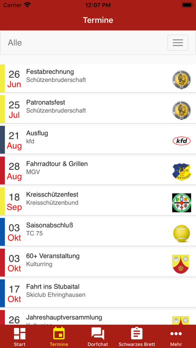 Ehringhausen App Screenshot