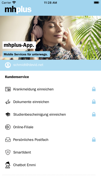 mhplus Krankenkasse Screenshot