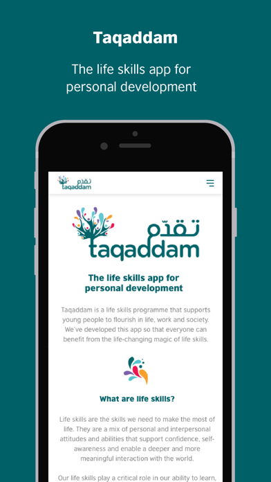 Screenshot #1 pour Taqaddam Life Skills