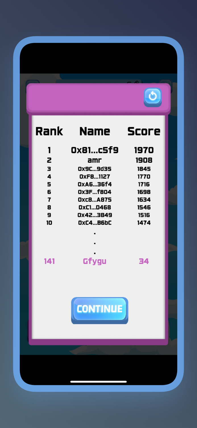 ARC GAME collecting coins game