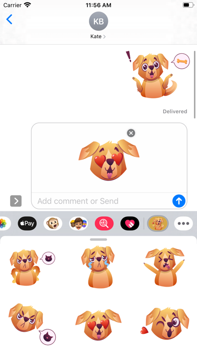 Golden Retriever Dog Stickers screenshot 2