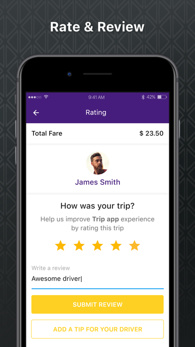 Trip - Rideshare Screenshot