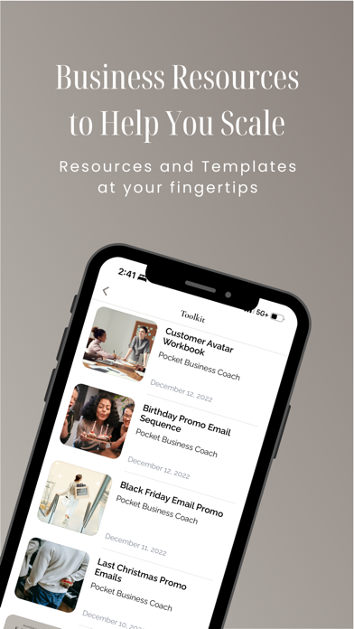 Pocket Business Coach Screenshot