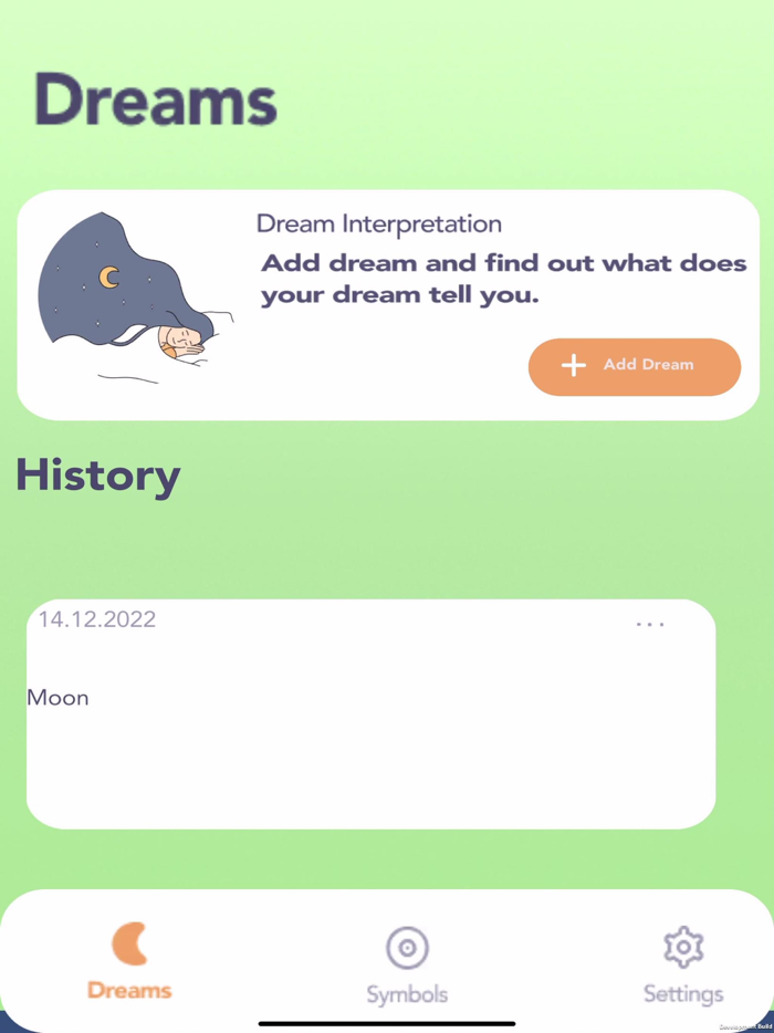 Dream Journal and Interpretation