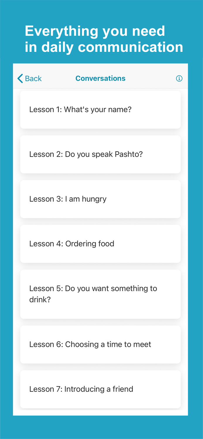 Learn Pashto Language