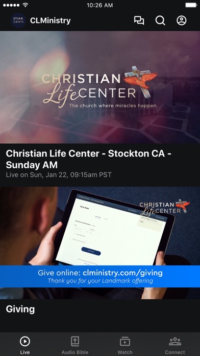 Christian Life Center Stockton Screenshot