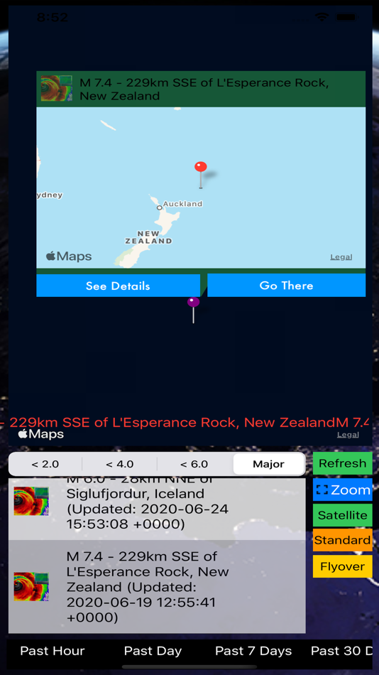 #5. Instant USGS Earthquake Lite (iOS) 由: Jufen Chang