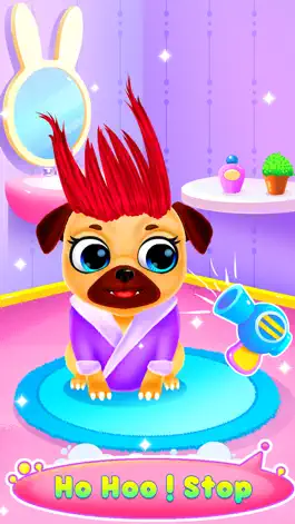 Game screenshot Puppy Pug at Animal Hair Salon apk