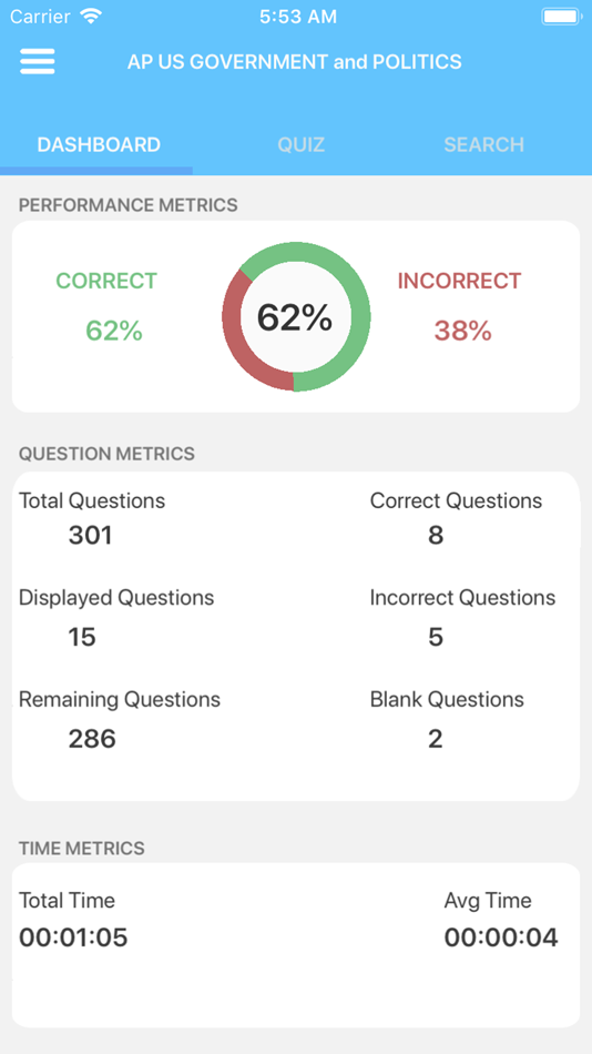 #2. AP US Government Quiz (iOS) 由: Nurten PIRLI