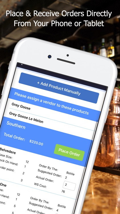 Bar Patrol Inventory App