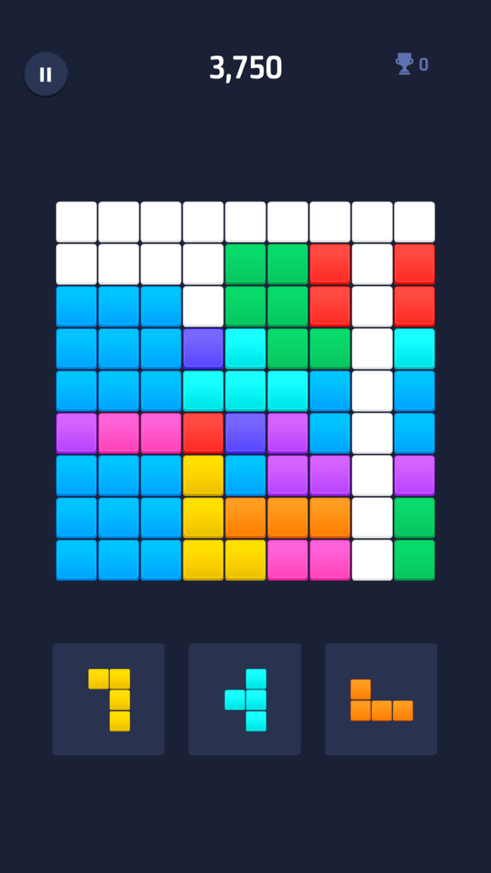 俄罗斯方块 放置