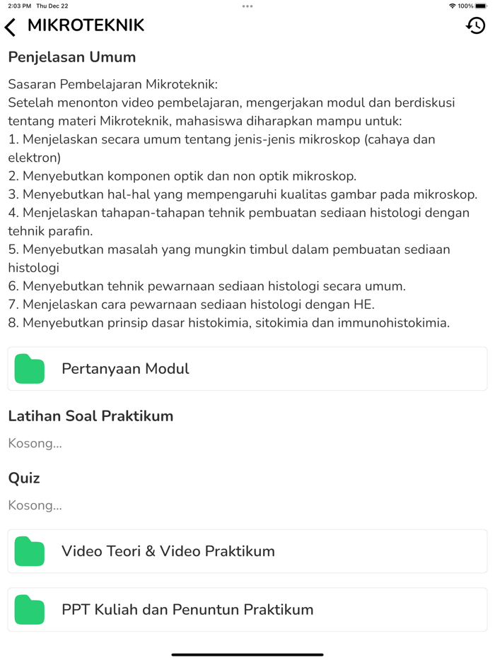 Histology Learning FKUH