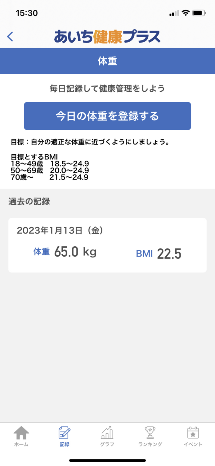 あいち健康プラス