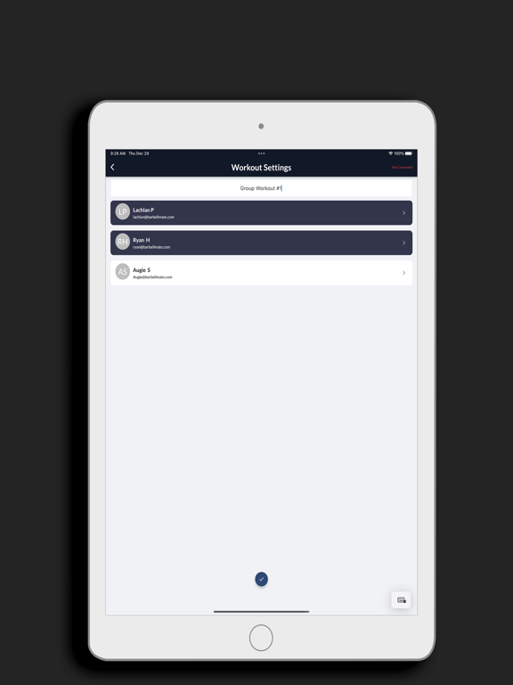 Screenshot #5 pour Barbell Mate Teams