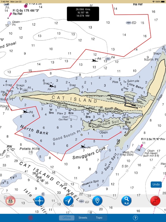 Screenshot #6 pour Mississippi-Alabama Marine Map