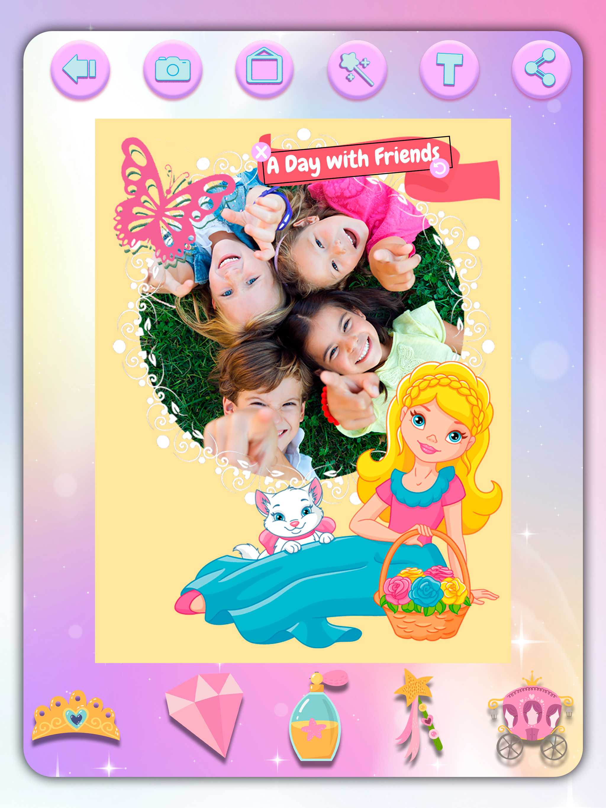 Fairy Princess Coloring Pages screenshot 10