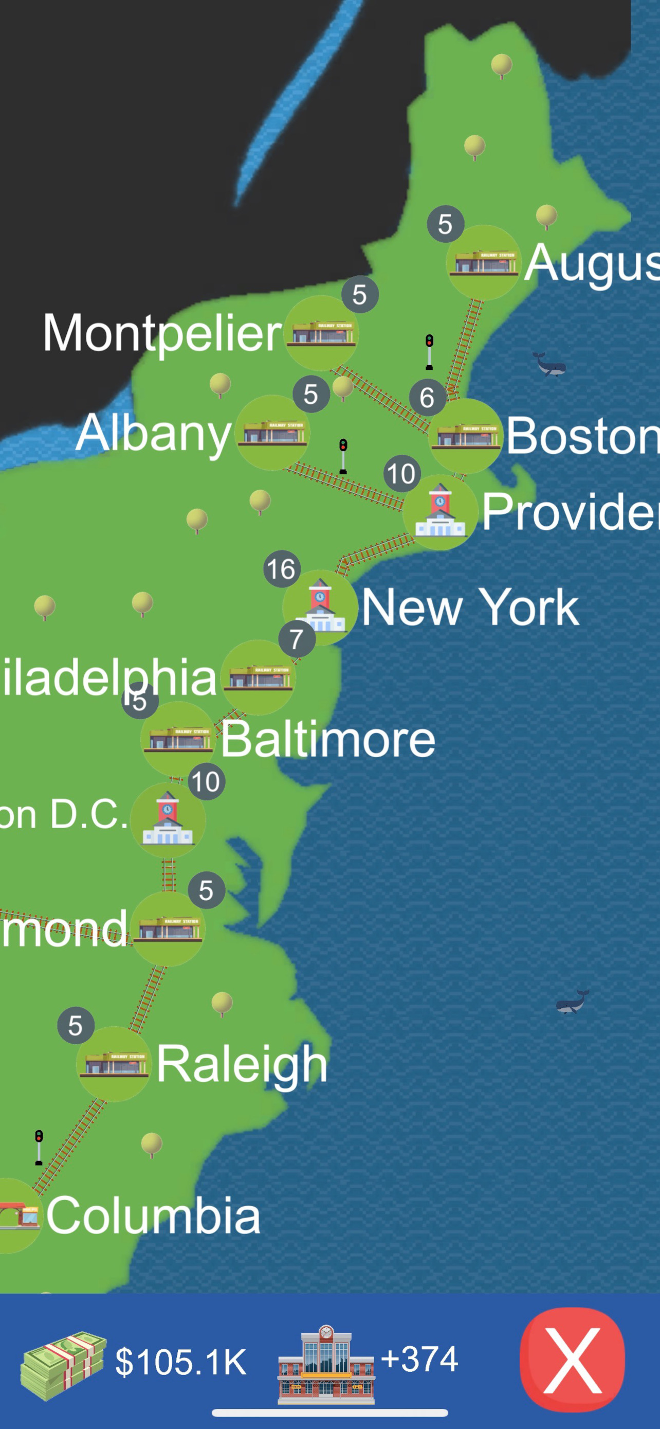 Idle Train Tycoon