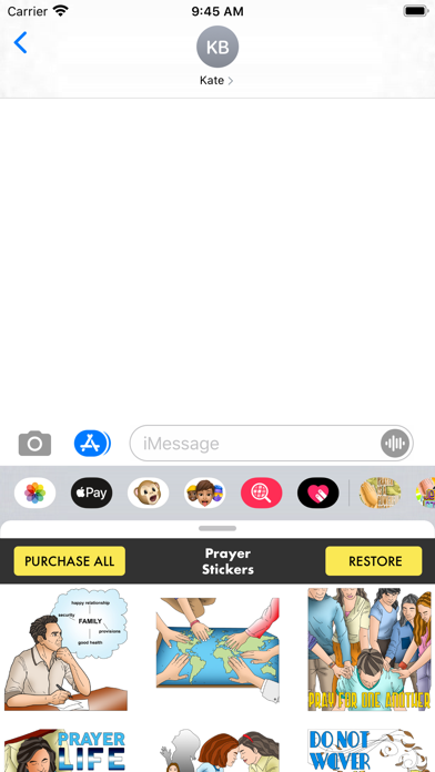 Screenshot #1 pour Prayer Stickers