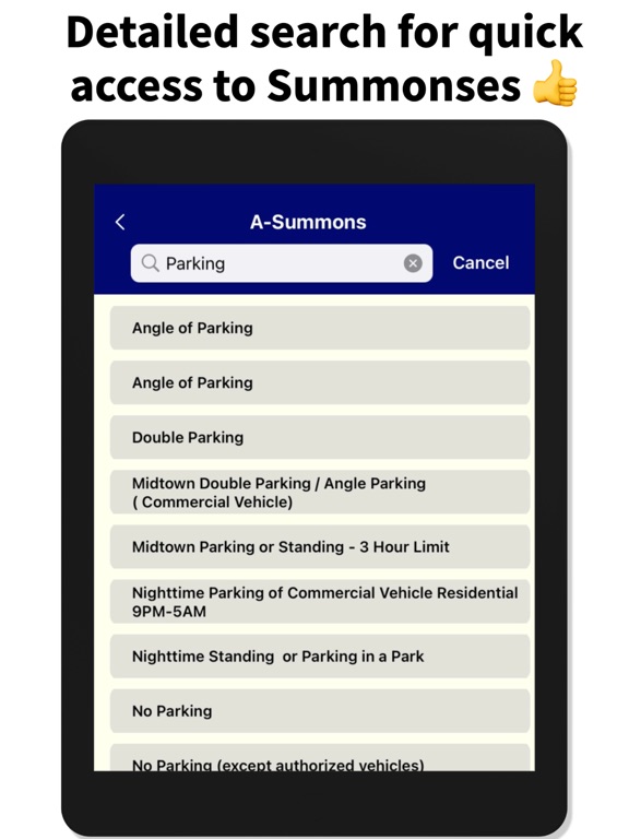 Summons Plus iPad screenshot 4 - Reference app