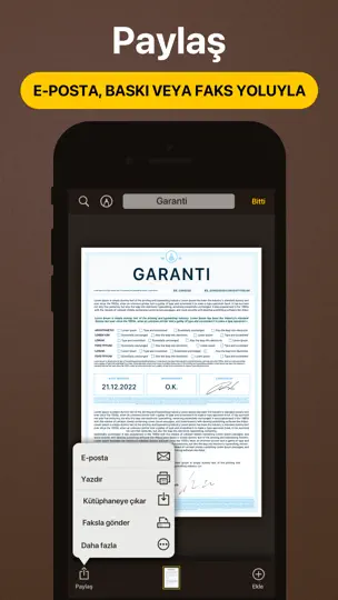 My Scans, Tarayıcı Uygulaması iPhone Ekran Görüntüsü 6