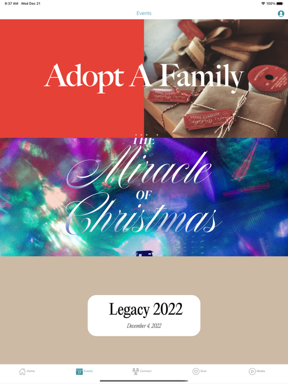 HFTW Church iPad screenshot 2 - Lifestyle app