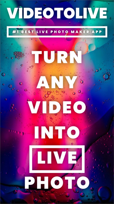 Screenshot #1 pour VideoToLive - Live Wall. Maker