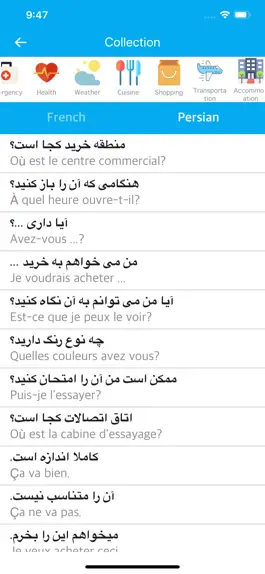 Game screenshot French Persian Dictionary apk