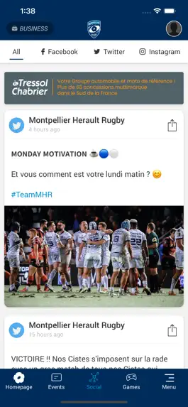 Game screenshot Montpellier Herault Rugby hack