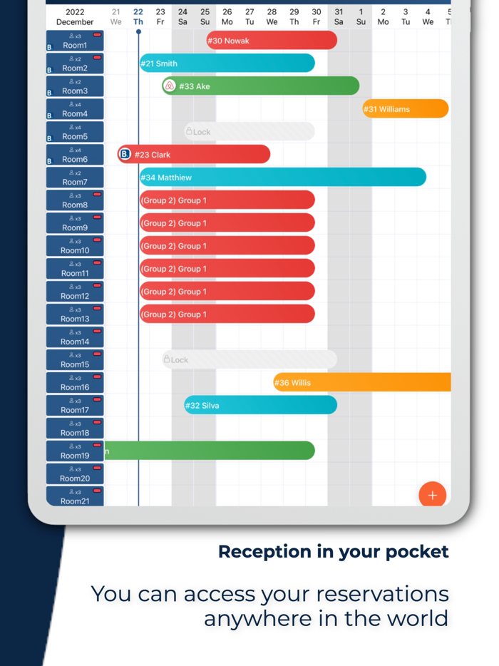 mobile-calendar booking system