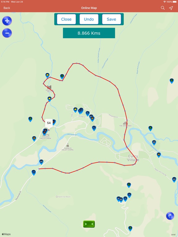 Screenshot #5 pour Yosemite National Park Map, CA