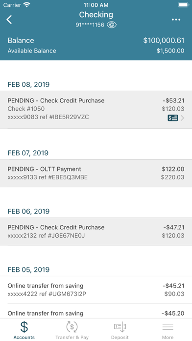 Census Federal Credit Union Screenshot