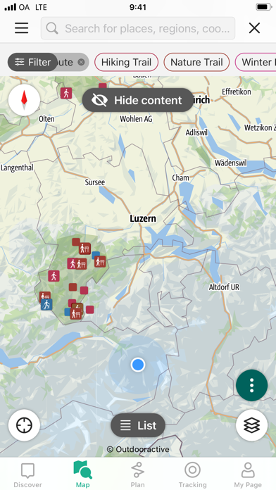 Swiss Parks App Screenshot