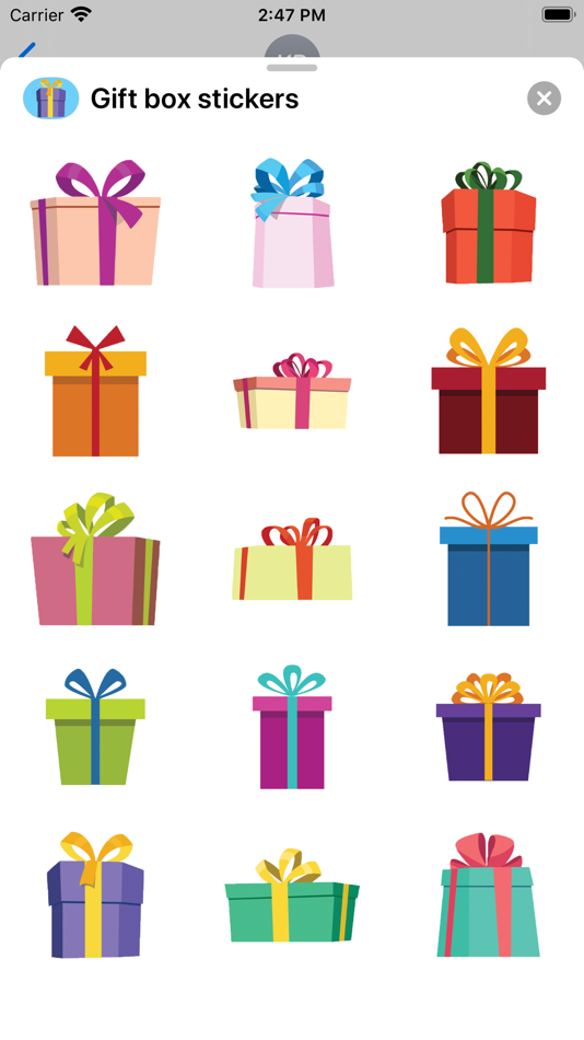 Gift Box - Stickers & emojis - 1.2 - (iOS)