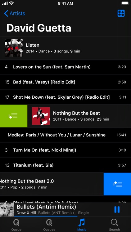MusiQ Player - Queue Music screenshot-3