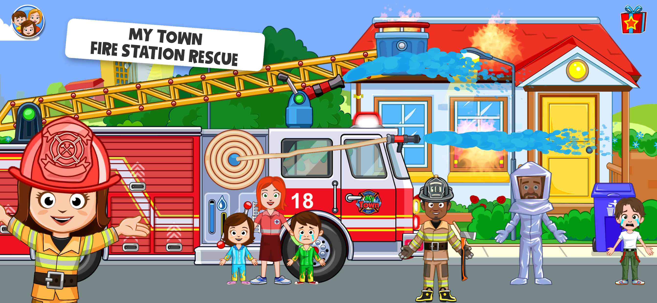 My Town : Fire station Rescue