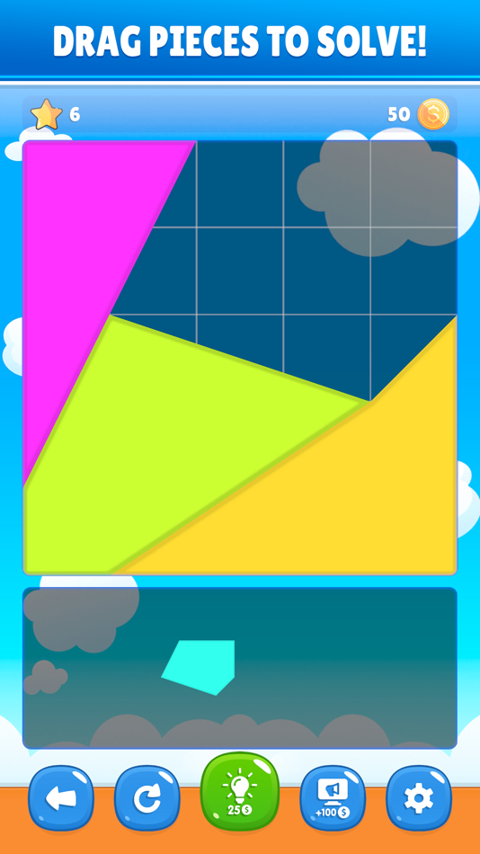 #3. Meho Tangram Puzzle (iOS) 由: Ahmed Shahien