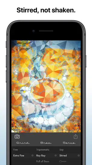 Screenshot von Percolator: Drippy Mosaics auf dem iPhone 4