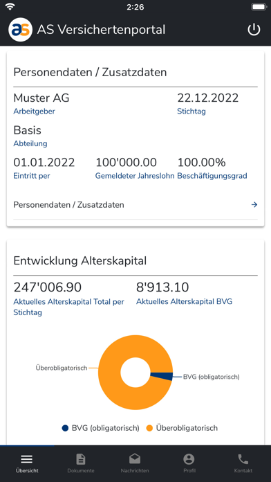 AS Insurance portal Screenshot