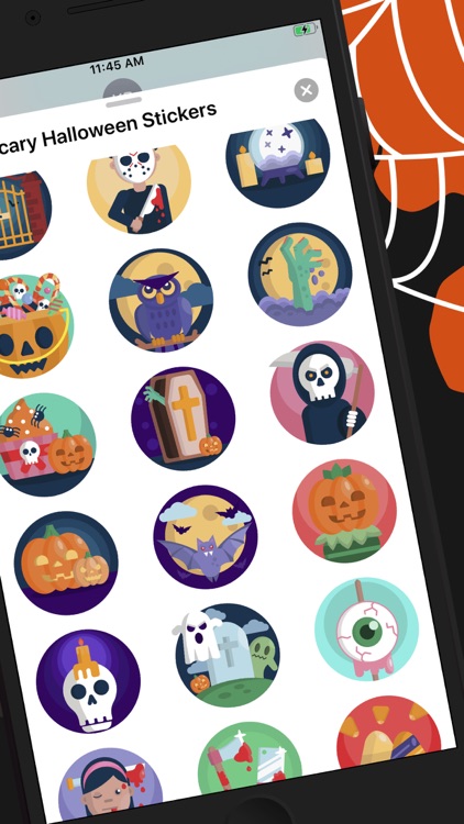 Scary Halloween Stickers App screenshot-4