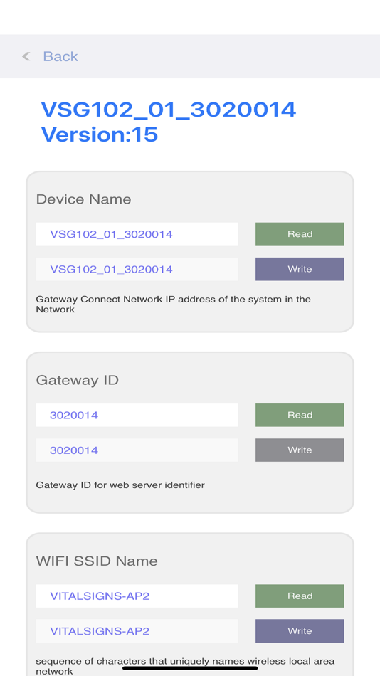 #3. VSG102 Setting (iOS) By: VITALSIGNS TECHNOLOGY CO., LTD.